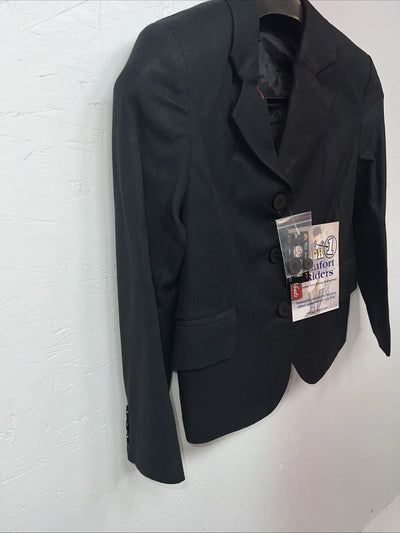 New Children’s Comfort Riders Black Riding Coat 8 #23-31001 LL-603
