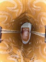 New Men’s Brown Texas Brand Cowboy Boots. 7621 6.5 6 1/2 D. 1-38