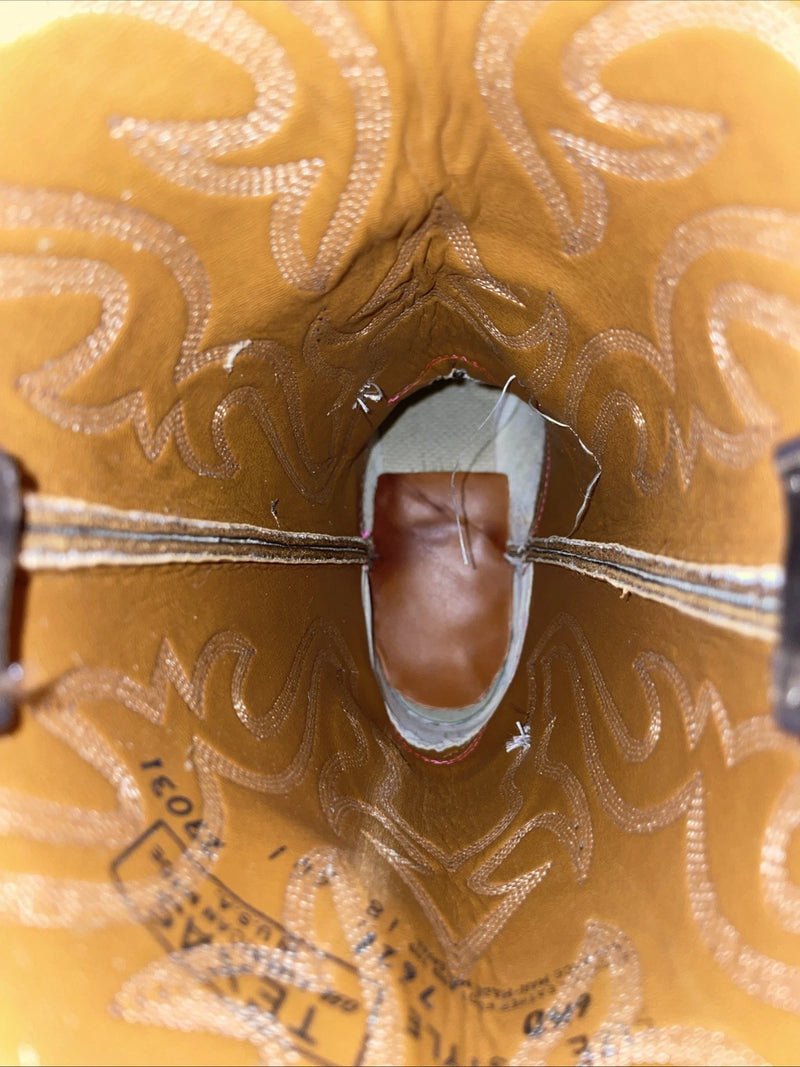 New Men’s Brown Texas Brand Cowboy Boots. 7621 6.5 6 1/2 D. 1-38
