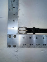 New Black Genuine Leather Beaded 30” Belt NN-9
