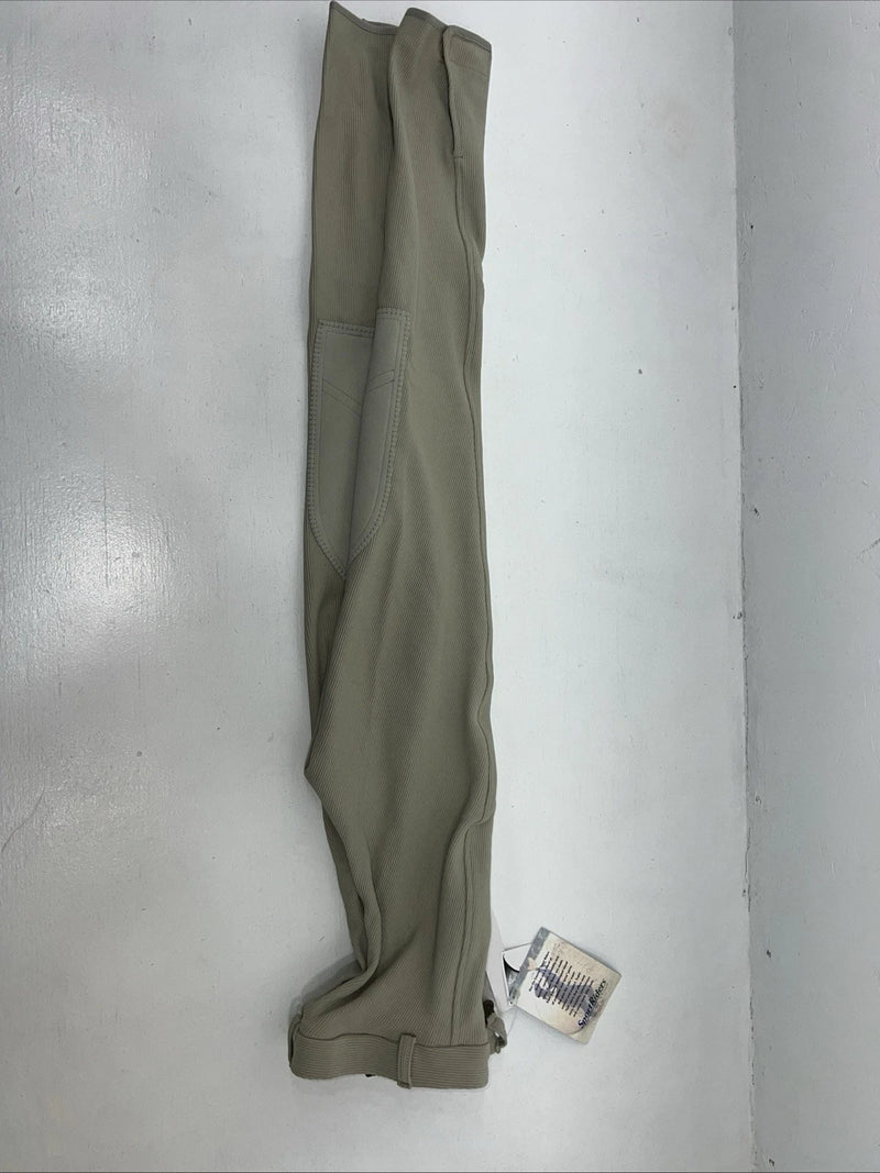 New Women’s Tan Sport Riders Knee Patch English Breeches. 26 L C-51