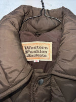 New Women’s Brown Western Fashion Puffer Jacket 14 RR-17