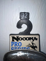 New Black Genuine Leather Nocona Silver Stud 32” Belt #N1311999 Z-133
