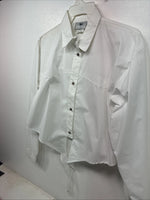New Women’s Cowboy Threads White Long Sleeve Button Up Size XL YY-15