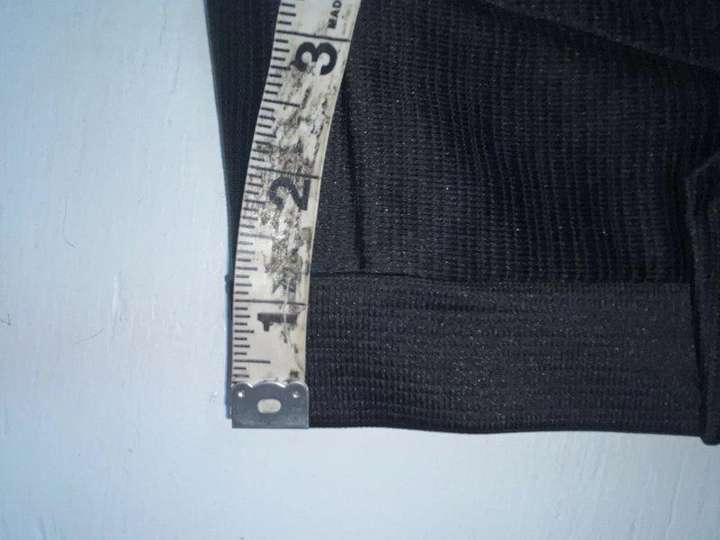 New Vintage Black Circle S Polyester Pants #CP5091 SS-33
