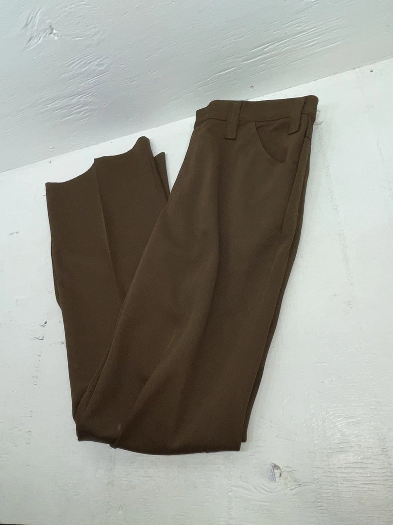 New Vintage Brown Panhandle Slim Polyester Pants #8812 SS-16
