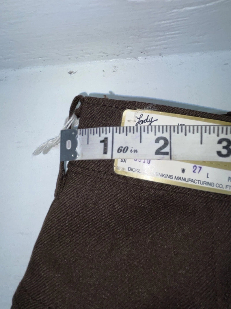 New Vintage Brown Dickson Jenkins Polyester Pants #5510 ZZ-50