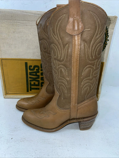 New Women’s Brown Texas Brand Fashion Cowboy Boots. 4911 6 M. 19-15