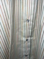 New Men’s Multicolor HbarC Ranchwear Short Sleeve Pearl Snap Shirt. 16 L S-14