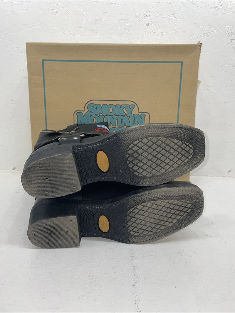 New Men’s Black Smoky Mountain Cowboy Boots. 4077 8.5 8 1/2 D. 2-37