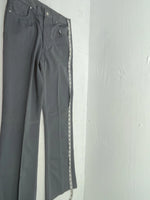New Vintage Black Speckled Polyester Pants #2624 3A-60