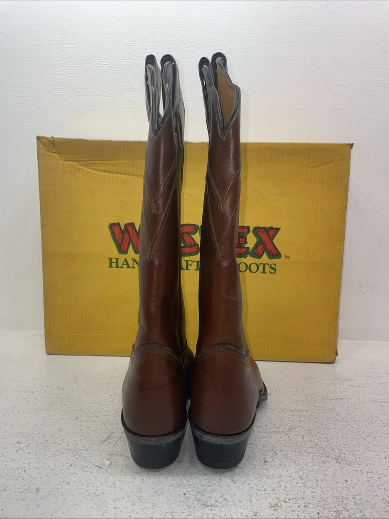 New Men’s Brown Westex Cowboy Boots. 601 9 D. 3-48