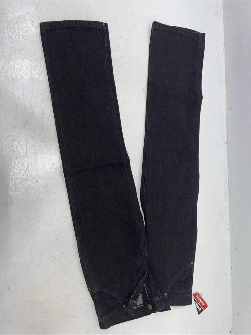 New Boys Black Pro Rodeo Cowboy Cut Denim Jeans. 11/25 1/2 B-30
