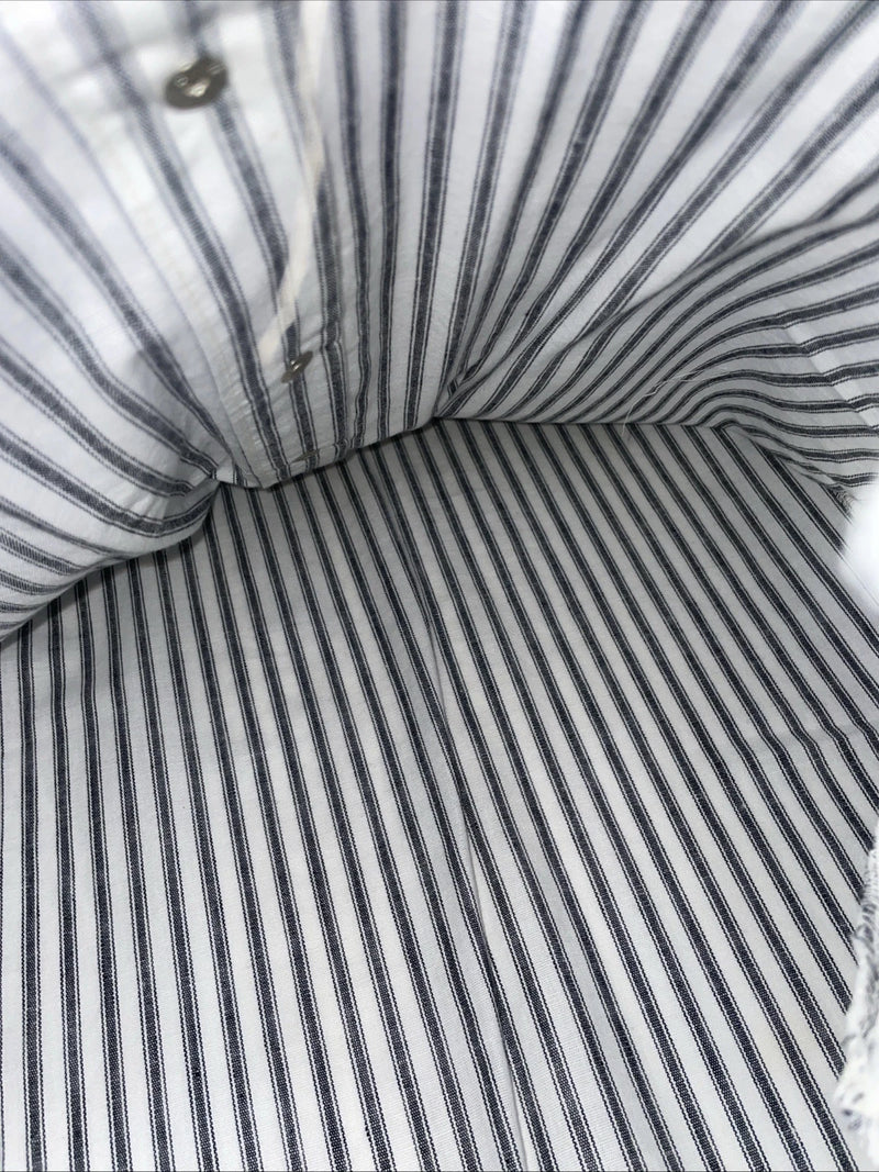 New Men’s Champion Western Striped Long Sleeve Pearl Snap 15.5 X 34 Medium B-94