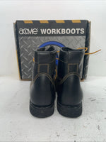 New Men’s Black Lace Up Acme Cowboy Boots. 9083 13 E W. 10-51