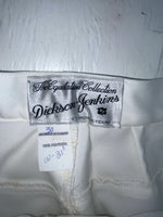New Vintage White Dickson Jenkins Polyester Pants SS-81