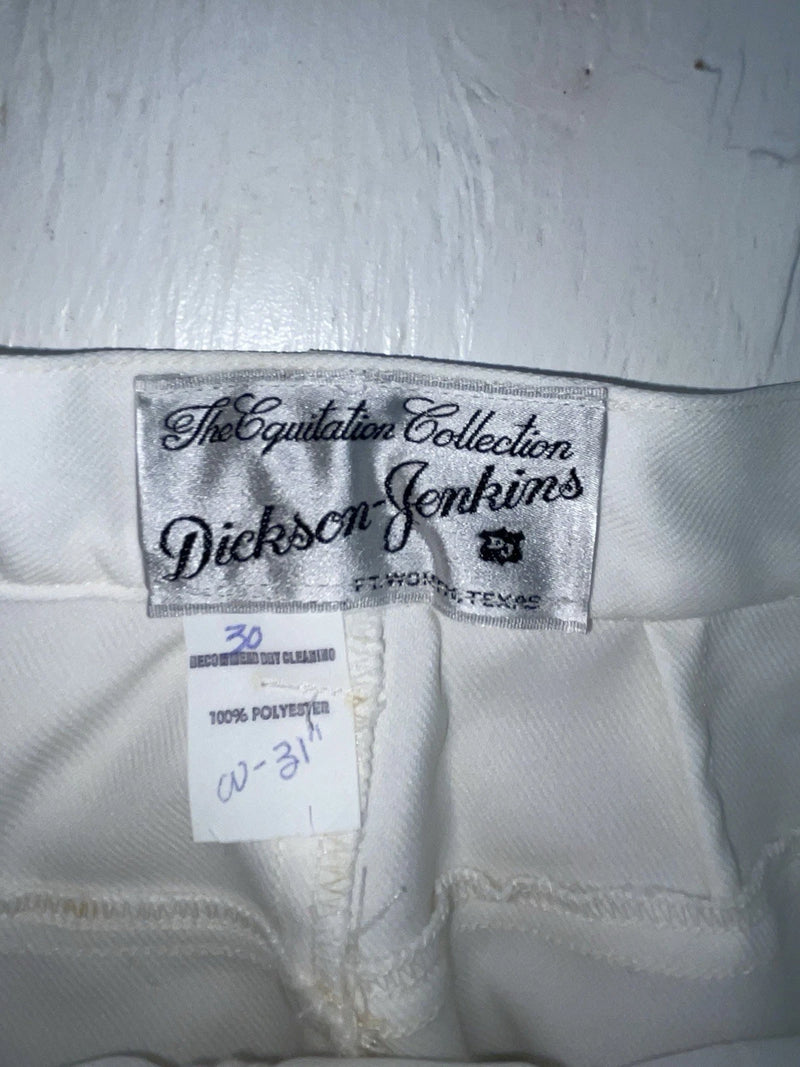 New Vintage White Dickson Jenkins Polyester Pants SS-81