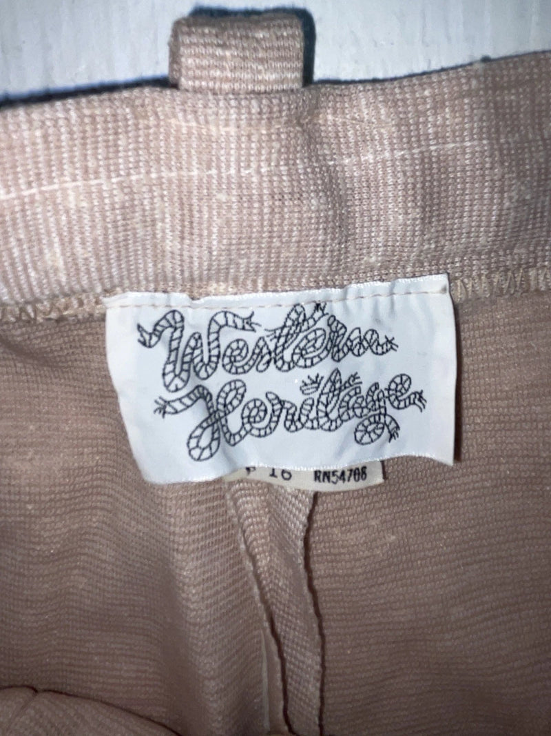 New Vintage Tan Western Heritage Polyester Pants #956 XX-9
