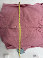New Women’s Cowboy Threads Pink Short Sleeve Button  Up Size Medium MM-85