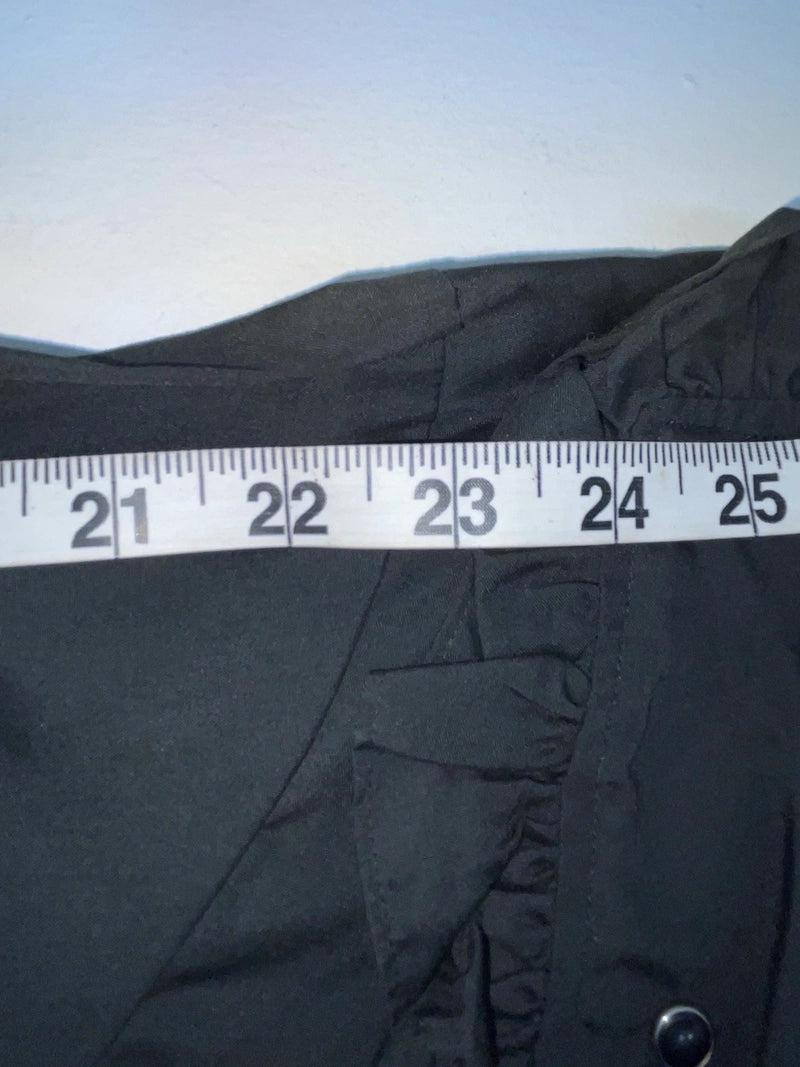 New Women’s Black Ely Country Charmer Long Sleeve Button Up Shirt M #14119 3B-35