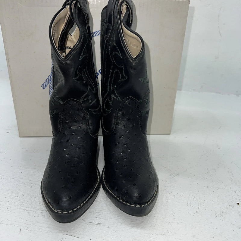 New Children’s Black A Jama Product Cowboy Boots. 11 D. 24-73