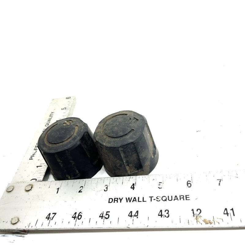 87-93 Suzuki Quadrunner 4WD LT4WD OEM Hub Cap Pair 54725-18A00 Q6468