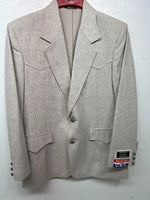 New Men’s Pioneer Wear White Suit Jacket 40 #12007 W-604