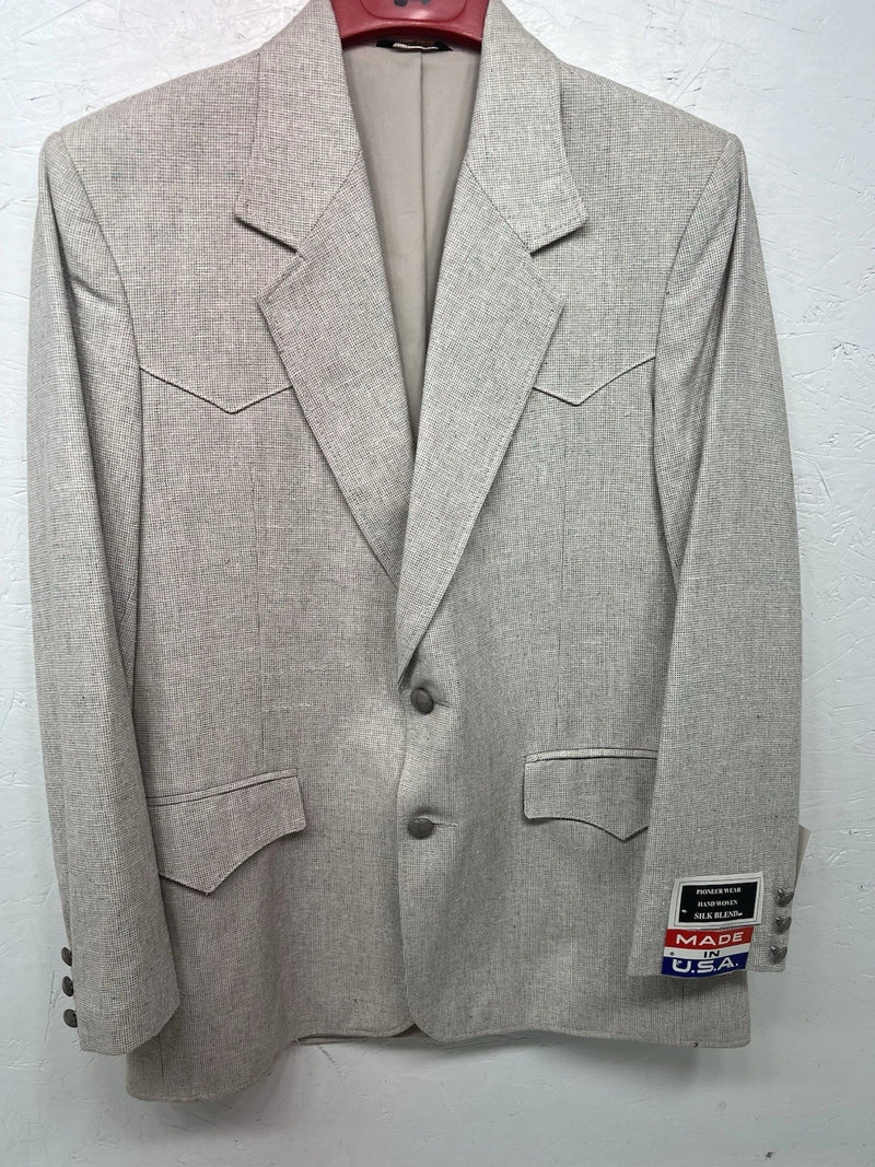 New Men’s Pioneer Wear White Suit Jacket 40 #12007 W-604
