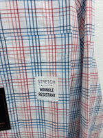 New Men’s ELY Cattleman Multicolor Stripe Long Sleeve Pearl Snap Large CC-20