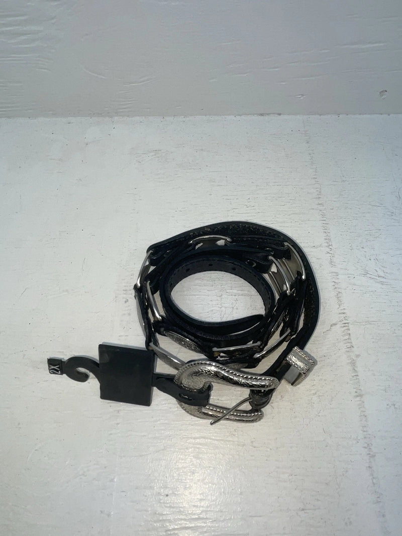 New Blacks Genuine Leather Silver Pendent XXL BELT #398402 NN-109