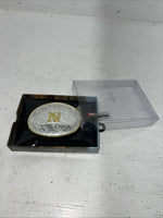 New Women’s Nocona Silver Gold “N” Belt Buckle. 37572-N A-110