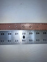 New Pink Genuine Leather Nocona Silver Bling 32” Belt #N4420430 JJ-46