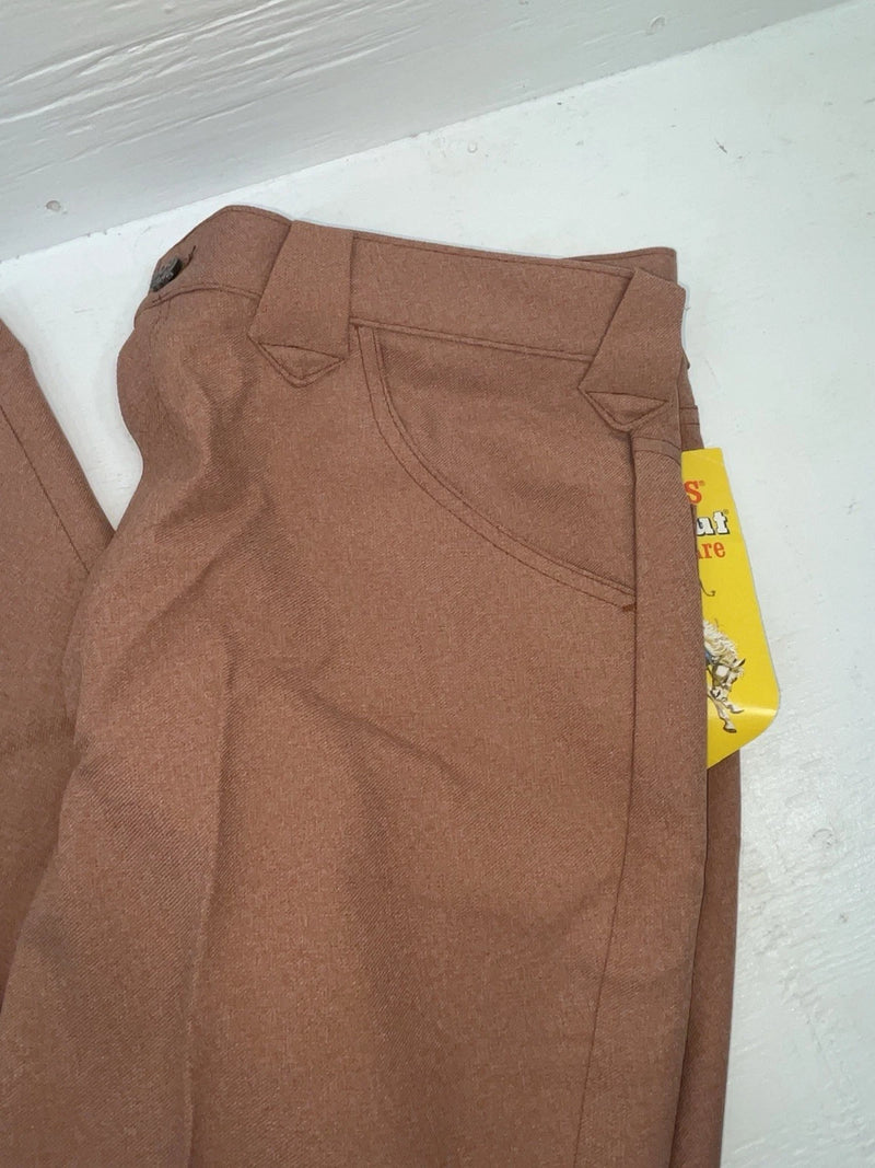New Vintage Orange Lee Polyester Pants #2032628 XX-104