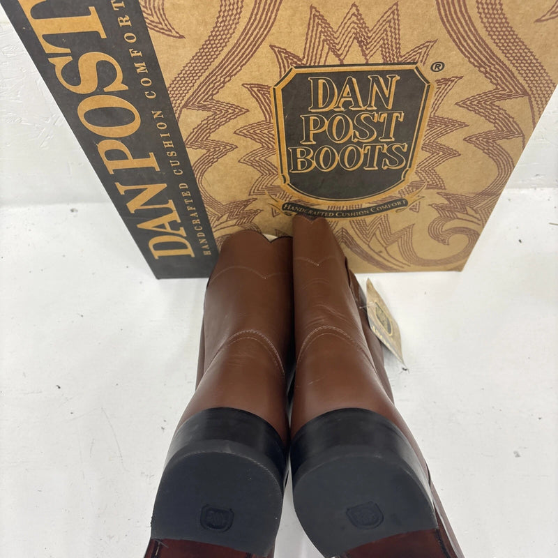 New Brown Dan Post Boots Size 8.5 Brand Boots Good For Every Day Use 3-11