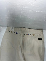 New Women’s White Wrangler Relaxed Fit Denim Jeans Aztec Designs 15/16x36 Q-1