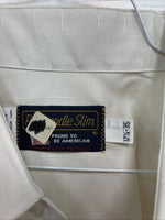 New Men’s Panhandle Off White Long Sleeve Pearl Snap XL J-34