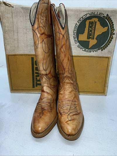 New Women’s Brown Texas Brand Cowboy Boots. L 279 6 M. 20-105