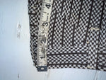 New Vintage Black And White Checkered Panhandle Slim Polyester Pants #8042 SS-71