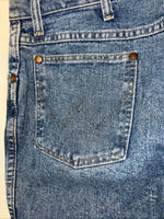 New Men’s Cowboy Cut Slim Fit Wrangler Denim Jeans. 15x34 G-8