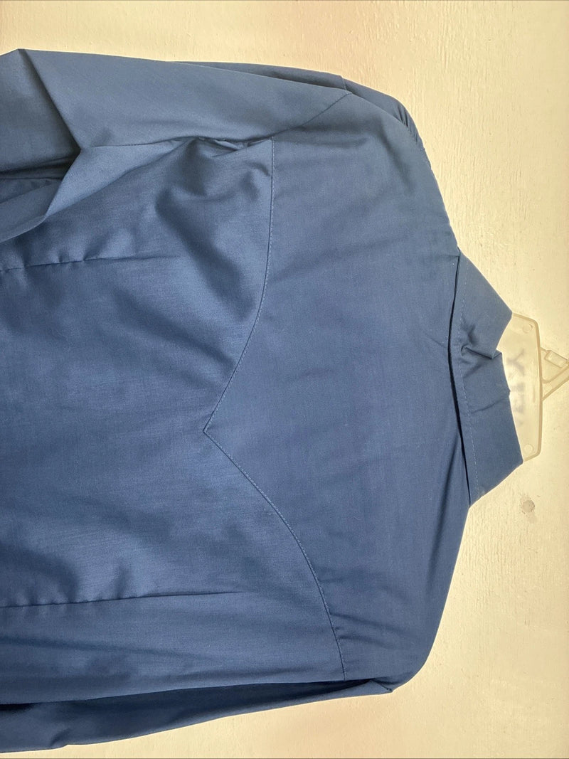 New Women’s Panhandle Slim Blue Long Sleeve Pearl Snap Size 18 GG-34