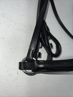 New Silver Fox Black Full Weymouth Show Bridle #20-05677-2-0 BB-36 
