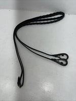New Silver Fox Black English Snaffle Bridle BB-18 