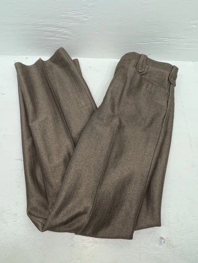 New Vintage Brown Circle S Polyester Pants #CP5091 SS-12