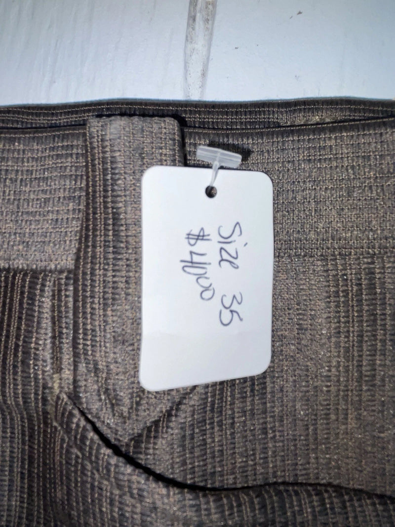 New Vintage Brown Circle S Polyester Pants #CS5091 SS-13