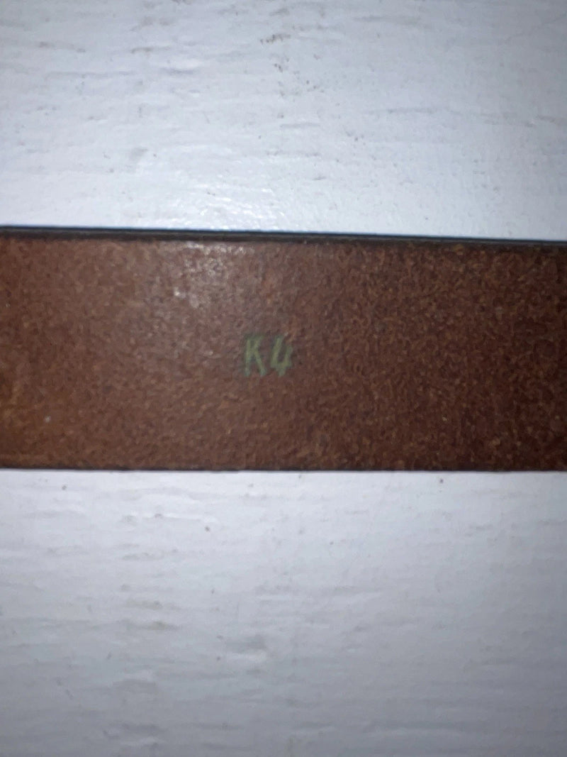 New Brown Genuine Leather Tooled 30” Belt #K4 JJ-141