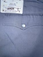 New Vintage Blue Ranch Polyester Pants #P1023 OO-18