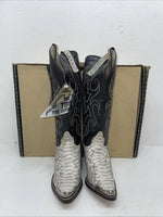 New Women’s Gray Snake Skin Capezio Cowboy Boots. L 421 5 M. 2-39