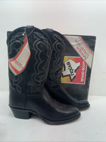 New Men’s Black Texas Brand Cowboy Boots. M 610 10 D. 7-116
