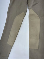 New Children’s Tan Ovation Fineline Knee Patch English Pants. 12 464837 D-49