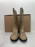 New Men’s Cream Texas Brand Cowboy Boots. 7899 10.5 10 1/2 D. 6-71